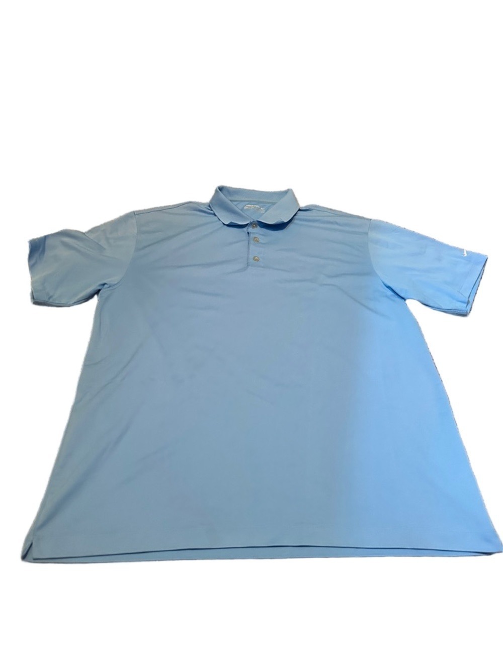 Men's Nike Golf  Light Blue Polo Shirt - Classic Short Sleeve XL